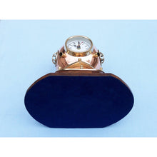 Handcrafted Model Ships Copper Decorative Divers Helmet Clock 12" DH-0820