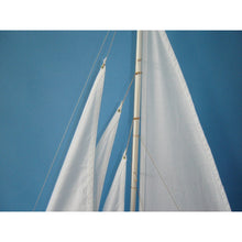 Handcrafted Model Ships Wooden Intrepid Limited Model Sailboat Decoration 35" Intrepid 35