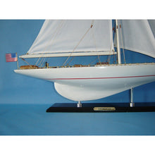 Handcrafted Model Ships Wooden Intrepid Limited Model Sailboat Decoration 35" Intrepid 35
