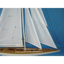 Handcrafted Model Ships Wooden Intrepid Limited Model Sailboat Decoration 35" Intrepid 35