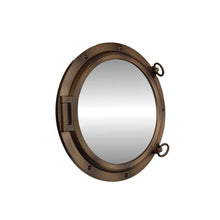 Handcrafted Model Ships Bronzed Decorative Ship Porthole Mirror 24" NT-HX034-M