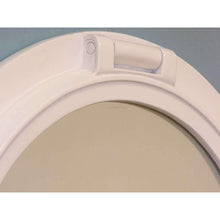 Handcrafted Model Ships Gloss White Decorative Ship Porthole Mirror 24" NT-HX036 - M