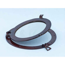 Handcrafted Model Ships Deluxe Class Antique Copper Porthole Window 17 MC-1966-17-AC-W