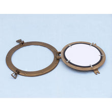 Handcrafted Model Ships Antique Brass Decorative Ship Porthole Mirror 15 MC-1964-15-AN