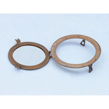 Handcrafted Model Ships Antique Brass Decorative Ship Porthole Mirror 15 MC-1964-15-AN