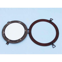 Handcrafted Model Ships Deluxe Class Antique Copper Porthole Window 24" MC-1967-24-AC-W