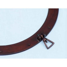 Handcrafted Model Ships Deluxe Class Antique Copper Porthole Window 24" MC-1967-24-AC-W