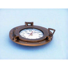 Handcrafted Model Ships Antique Brass Decorative Ship Porthole Clock 12" WC-1445-12-AN
