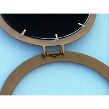 Handcrafted Model Ships Antique Brass Decorative Ship Porthole Clock 17" WC-1448-17-AN