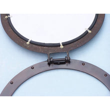 Handcrafted Model Ships Bronze Deluxe Class Decorative Ship Porthole Window 17 MC-1966-17-BZ-W