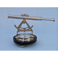 Handcrafted Model Ships Chrome Alidade Compass 14" LI-1521-CH