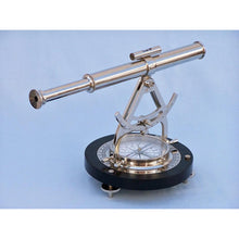 Handcrafted Model Ships Chrome Alidade Compass 14" LI-1521-CH