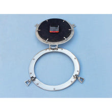 Handcrafted Model Ships Chrome Decorative Ship Porthole Clock 12" WC-1445-12-CH