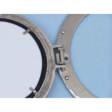 Handcrafted Model Ships Chrome Decorative Ship Porthole Mirror 24" MC-1967-24-CH