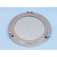 Handcrafted Model Ships Chrome Decorative Ship Porthole Mirror 24" MC-1967-24-CH
