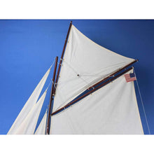 Handcrafted Model Ships Wooden Columbia Model Sailboat Decoration 60" Columbia 60