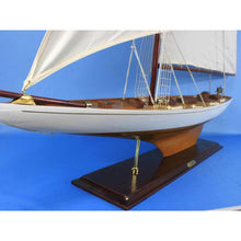 Handcrafted Model Ships Wooden Columbia Model Sailboat Decoration 60" Columbia 60