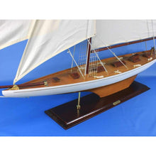 Handcrafted Model Ships Wooden Columbia Model Sailboat Decoration 60" Columbia 60