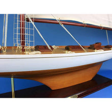 Handcrafted Model Ships Wooden Columbia Model Sailboat Decoration 60" Columbia 60