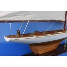 Handcrafted Model Ships Wooden Columbia Model Sailboat Decoration 60" Columbia 60