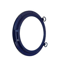 Handcrafted Model Ships Navy Blue Decorative Ship Porthole Window 24 Navy Blue Porthole - 24 - W