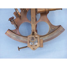 Handcrafted Model Ships Captain's Antique Brass Sextant 8" with Rosewood Box NS-0427-AN