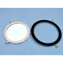Handcrafted Model Ships Rustic White Aluminum Deluxe Class Decorative Ship Porthole Window 20" MC-1965-20-RW-W