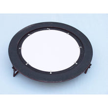 Handcrafted Model Ships Rustic Aluminum Deluxe Class Decorative Ship Porthole Mirror 24" MC-1967-24-RA-M