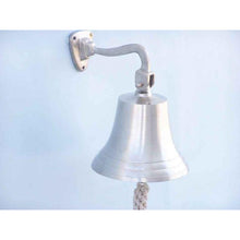 Handcrafted Model Ships Brushed Nickel Hanging Ship's Bell 11 Bl-2019-9-BN