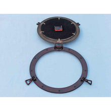 Handcrafted Model Ships Antique Copper Decorative Ship Porthole Clock 17" WC-1448-17-AC