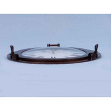 Handcrafted Model Ships Antique Copper Decorative Ship Porthole Clock 24" WC-1449-24-AC