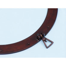 Handcrafted Model Ships Antique Copper Decorative Ship Porthole Mirror 20" MC-1965-20 AC - M