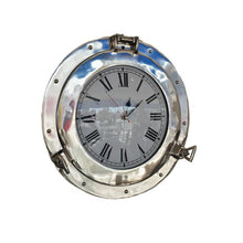 Handcrafted Model Ships Chrome Decorative Ship Porthole Clock 12" WC-1445-12-CH