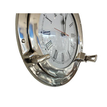 Handcrafted Model Ships Chrome Decorative Ship Porthole Clock 12" WC-1445-12-CH