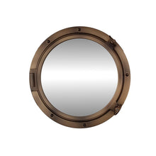 Handcrafted Model Ships Bronzed Decorative Ship Porthole Mirror 24" NT-HX034-M