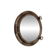 Handcrafted Model Ships Bronzed Decorative Ship Porthole Mirror 24" NT-HX034-M