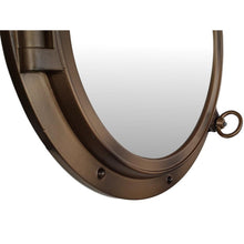 Handcrafted Model Ships Bronzed Decorative Ship Porthole Mirror 24" NT-HX034-M