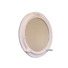 Handcrafted Model Ships Gloss White Decorative Ship Porthole Window 24 White Porthole - 24 - W