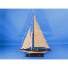 Handcrafted Model Ships Wooden Rustic Enterprise Limited Model Sailboat Decoration 27 R-Enterprise-30
