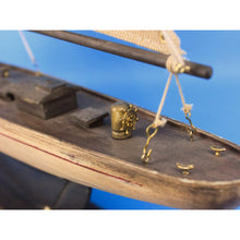 Handcrafted Model Ships Wooden Rustic Enterprise Limited Model Sailboat Decoration 27 R-Enterprise-30