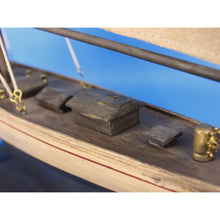 Handcrafted Model Ships Wooden Rustic Enterprise Limited Model Sailboat Decoration 27 R-Enterprise-30