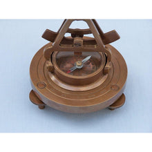Handcrafted Model Ships Antique Brass Brass Alidade Compass 7" LI-1523-AN