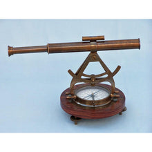 Handcrafted Model Ships Antique Brass Alidade Compass 14" LI-1521-AN