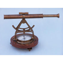 Handcrafted Model Ships Antique Brass Alidade Compass 14" LI-1521-AN