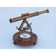 Handcrafted Model Ships Antique Brass Alidade Compass 14" LI-1521-AN