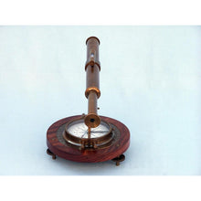 Handcrafted Model Ships Antique Brass Alidade Compass 14" LI-1521-AN