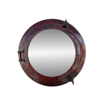 Handcrafted Model Ships Antique Copper Decorative Ship Porthole Mirror 20" MC-1965-20 AC - M
