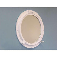 Handcrafted Model Ships Gloss White Decorative Ship Porthole Window 24 White Porthole - 24 - W