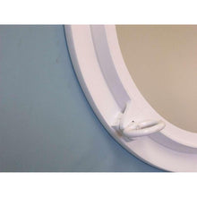 Handcrafted Model Ships Gloss White Decorative Ship Porthole Window 24 White Porthole - 24 - W