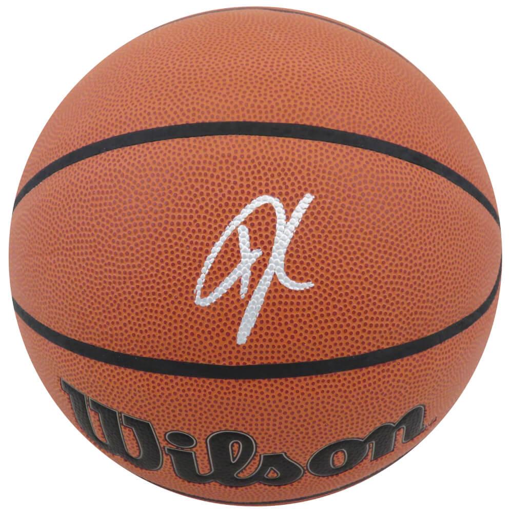 Schwartz Sports Giannis Antetokounmpo Signed Wilson NBA Indoor/Outdoor BasketballANTBSK205